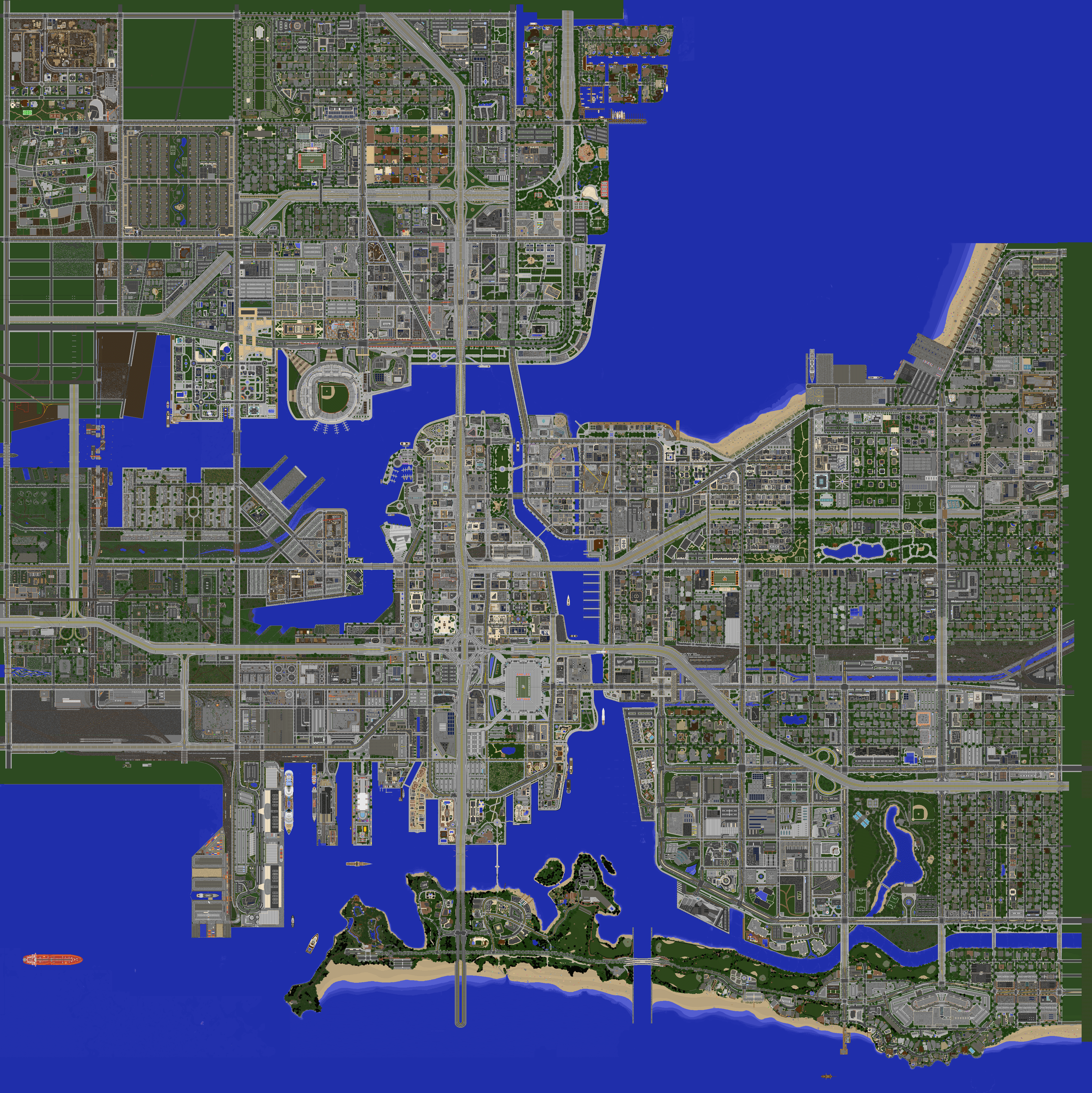 huge city maps minecraft 1.13