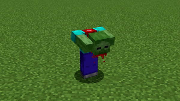 Headless Zombie &#8211; a Tedist For a Zombie With a Torn Head 1.14.4 16x