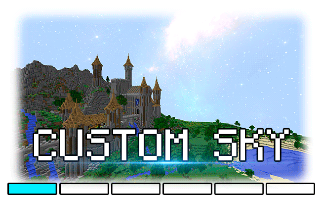 [1.8][32x32] Custom Sky Space Edition - Новый вид неба!